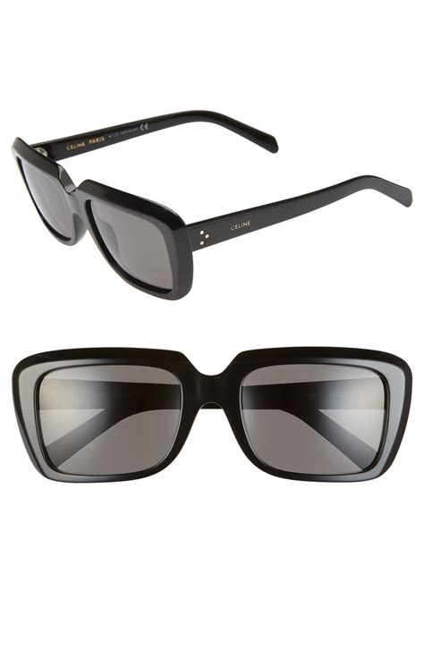 celine 57mm square sunglasses|authentic celine sunglasses.